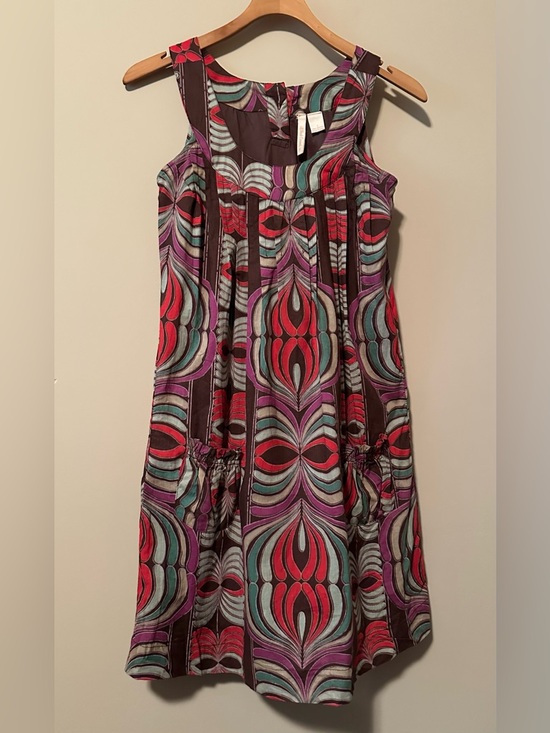 Red Camel Dresses & Skirts - Red Camel Sleeveless Patterned Cotton Dress